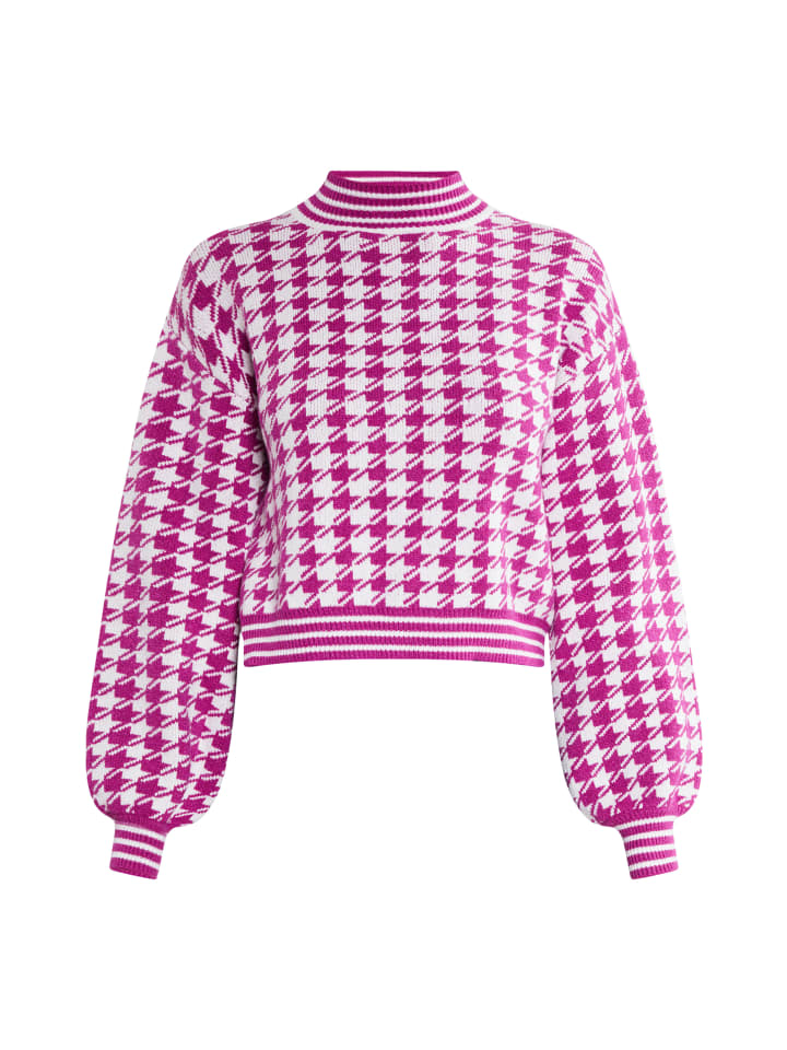 

Женский вязаный свитер цвета фуксии faina