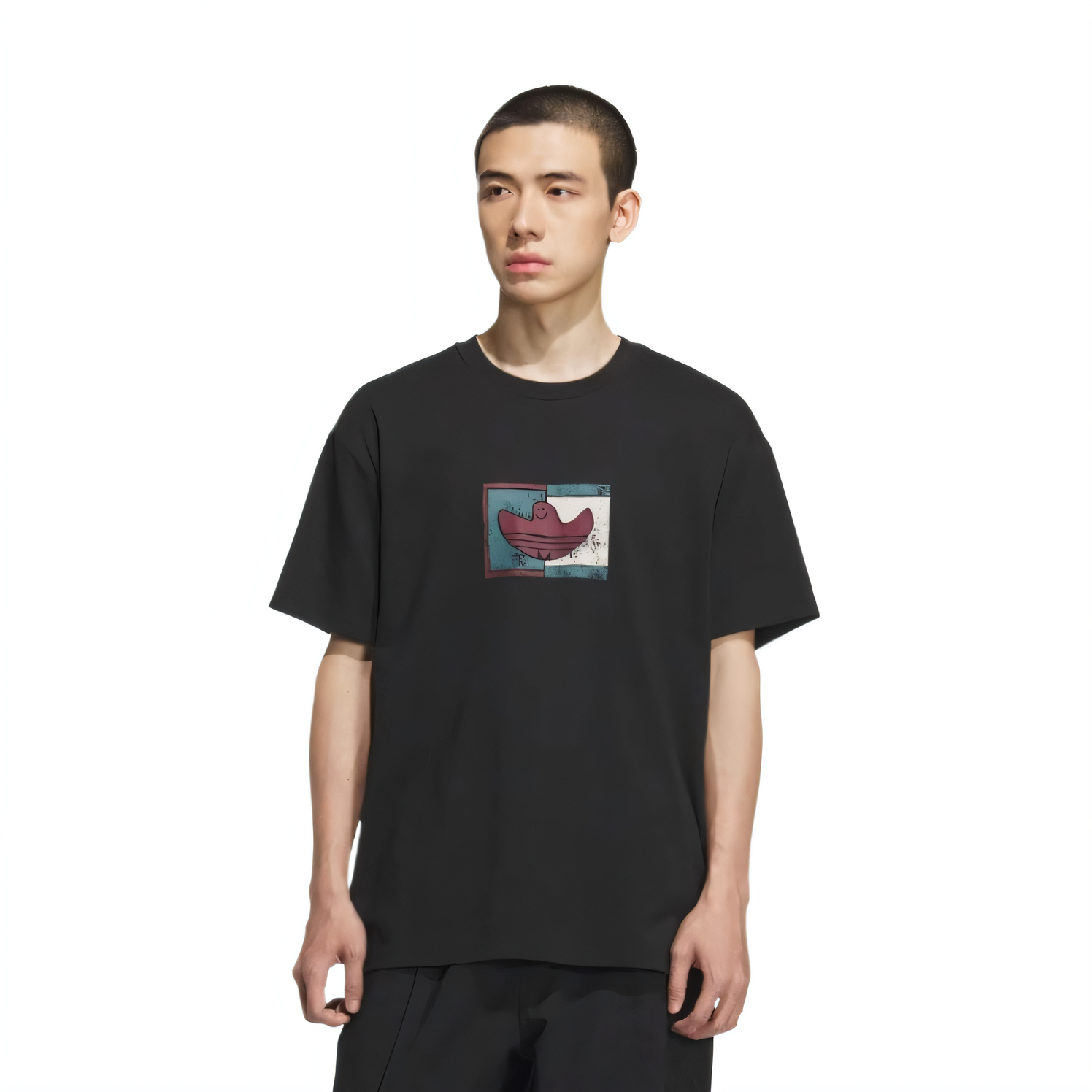 

Adidas Originals Футболка унисекс черная, Черный, Adidas Originals Футболка унисекс черная