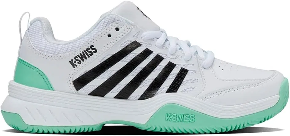 Кроссовки теннисные K-Swiss Court Express 2 Clay, White Neon Mint Black