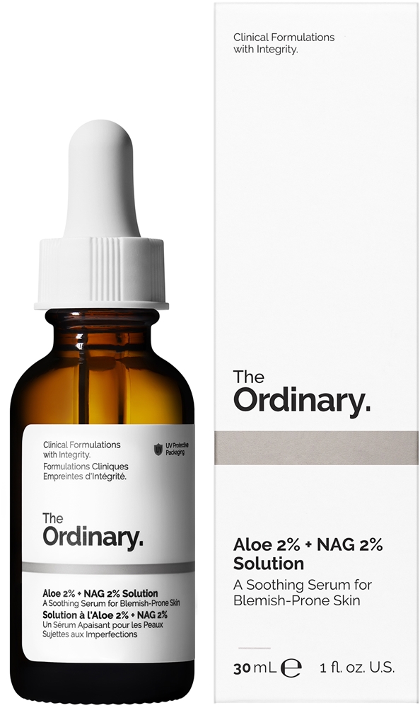 Сыворотка The Ordinary — Алоэ % + наг % раствор успокаивающая от прыщей, 30 мл — фото 4