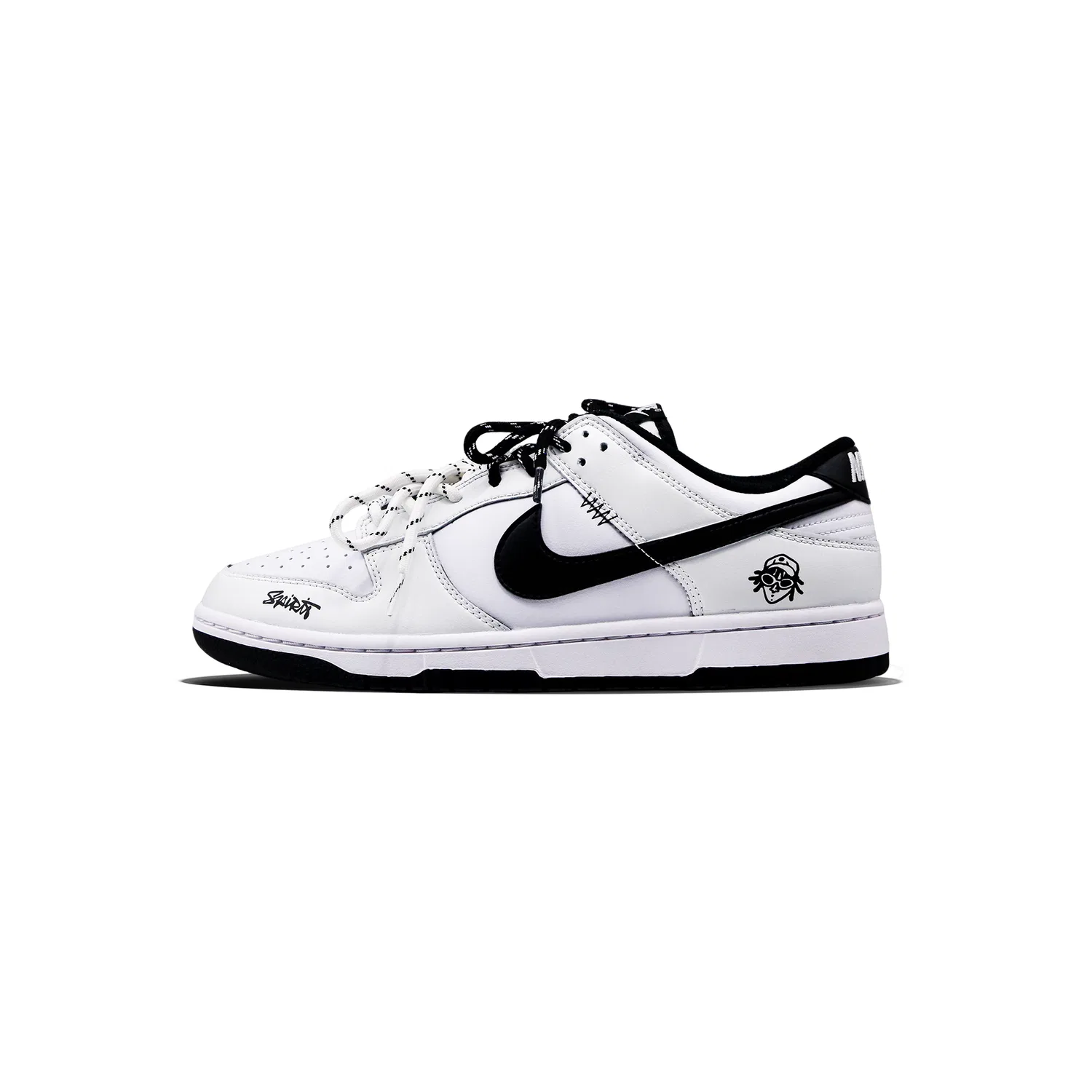 Кроссовки для скейтбординга детские Nike Dunk Low Black White