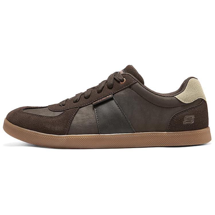 

Кроссовки Skechers Skateboarding Shoes Men Low-top Brown, цвет Chocolate