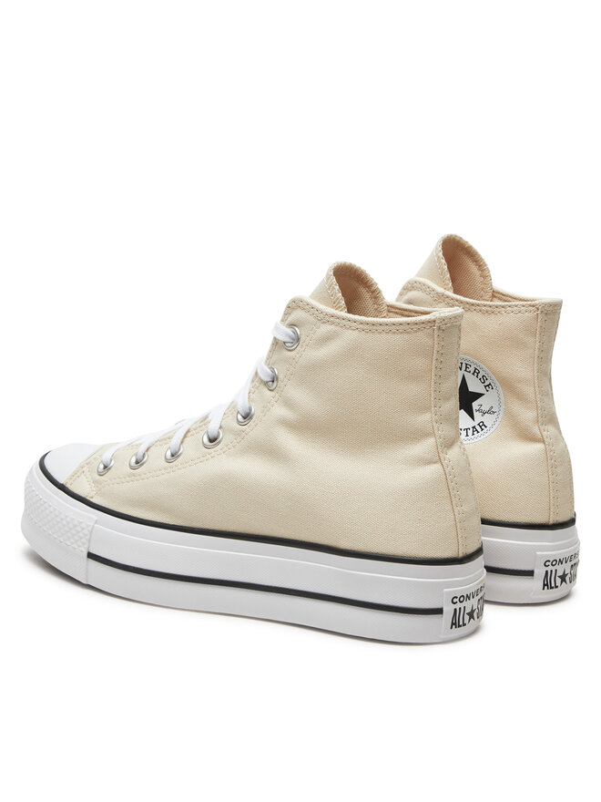 Кроссовки Chuck Taylor All Star Lift Platform HI A08214C Converse, бежевый — фото 3