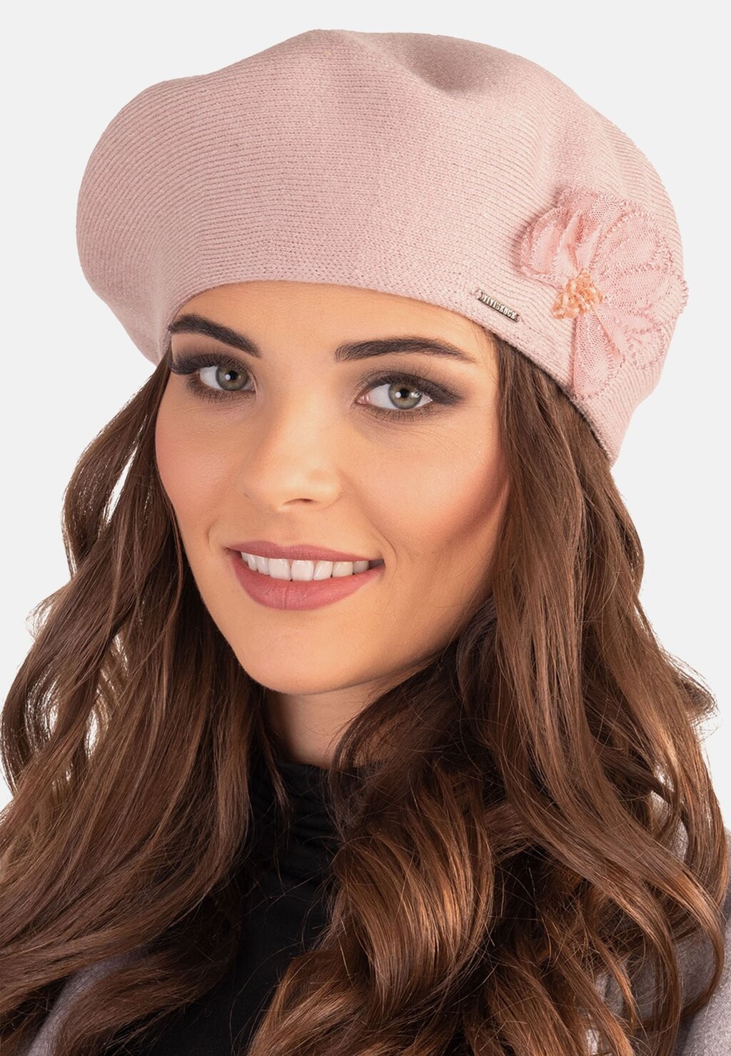 

Шапка Vivisence, цвет light pink