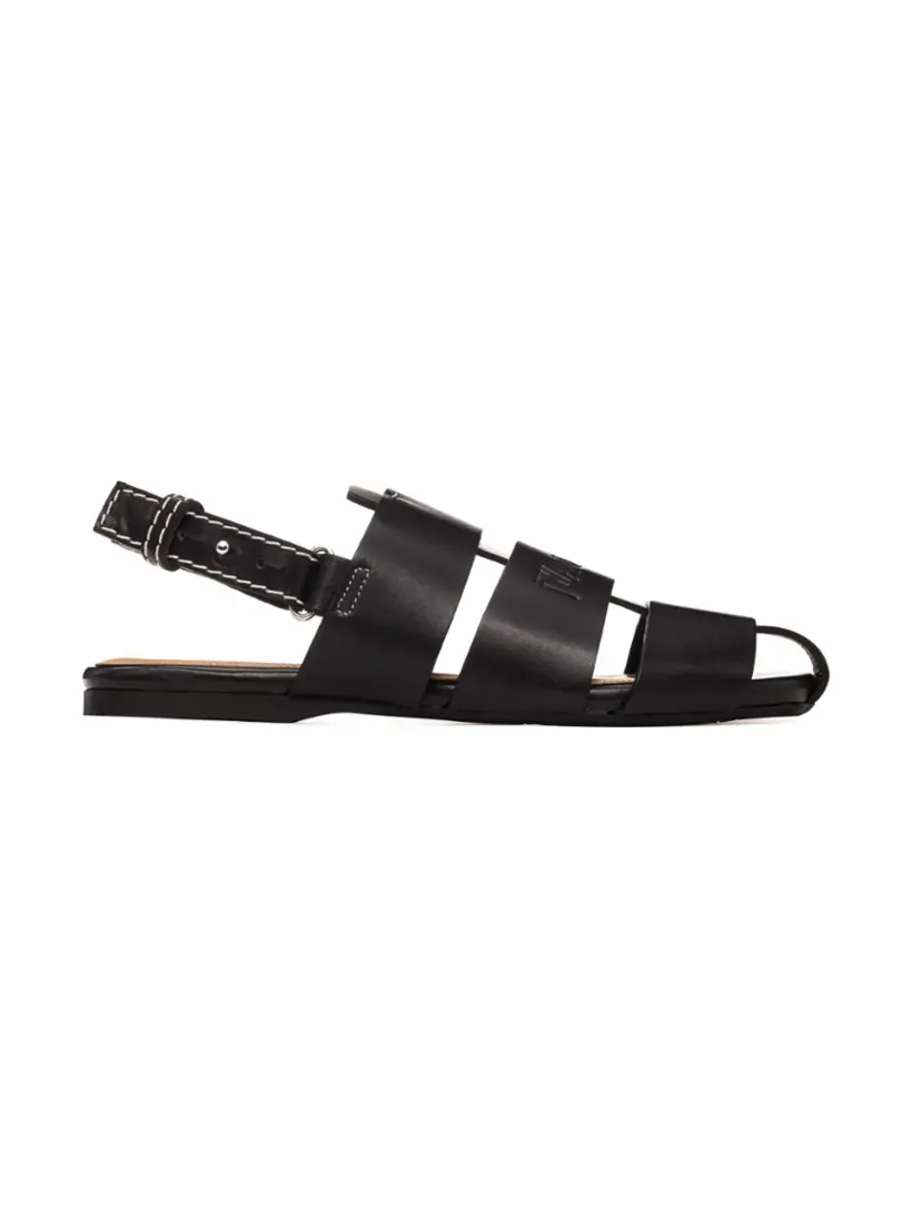 

Кожаные сандалии Fisherman JW Anderson, черный