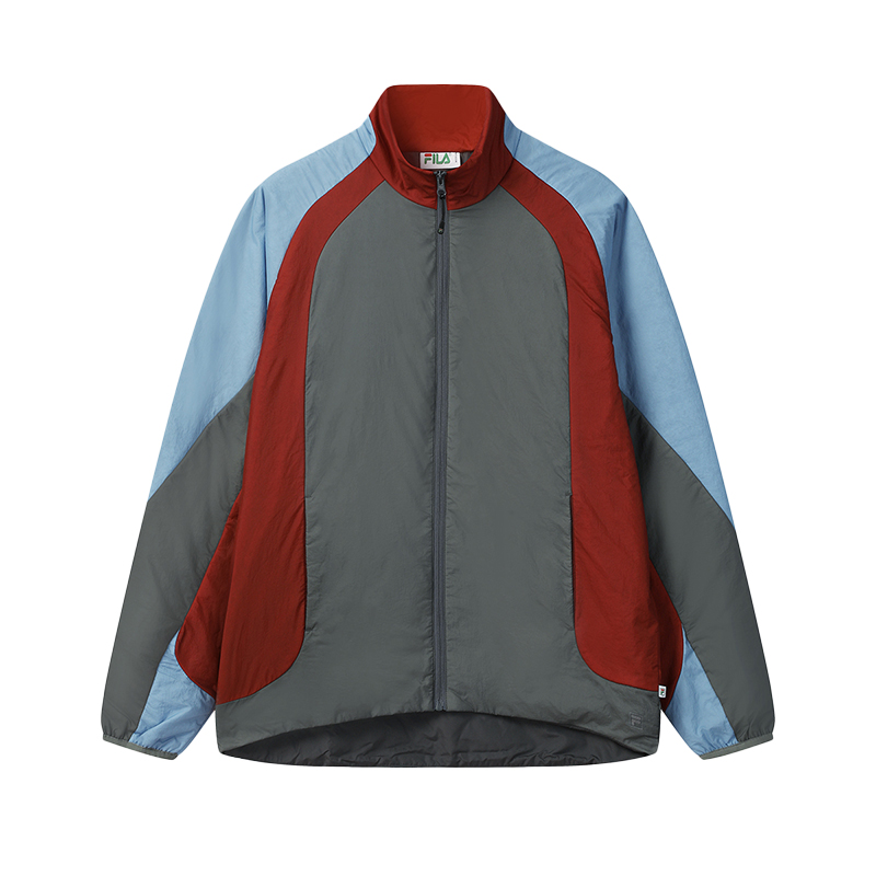

FILA Пуховик унисекс темно-синий вересково-серый, Dark Blue Heather Gray