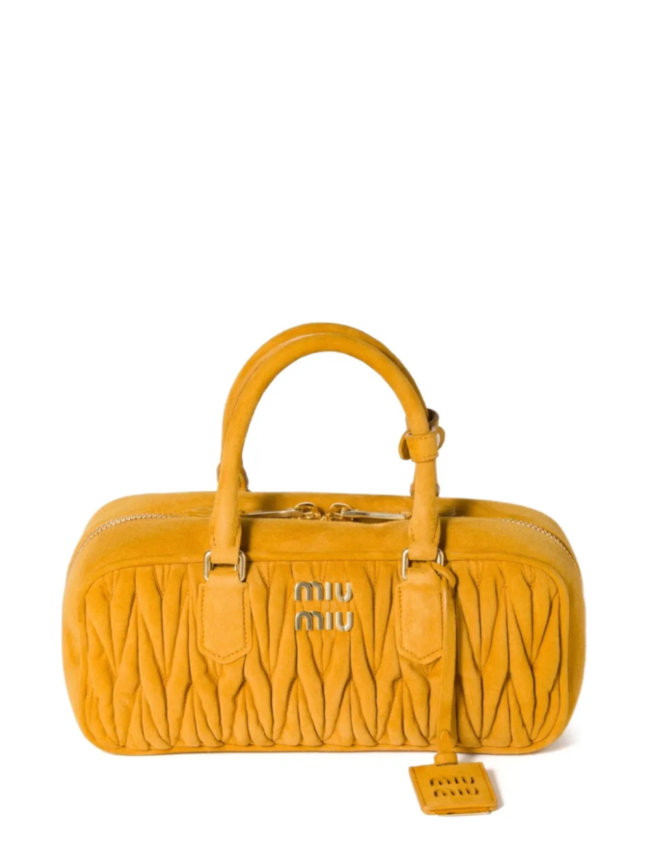 

Сумка Arcadie из кожи матлассе Miu Miu, желтый