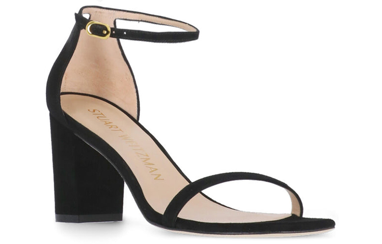 SW One Strap Sandals Women's Black Stuart Weitzman — фото 2