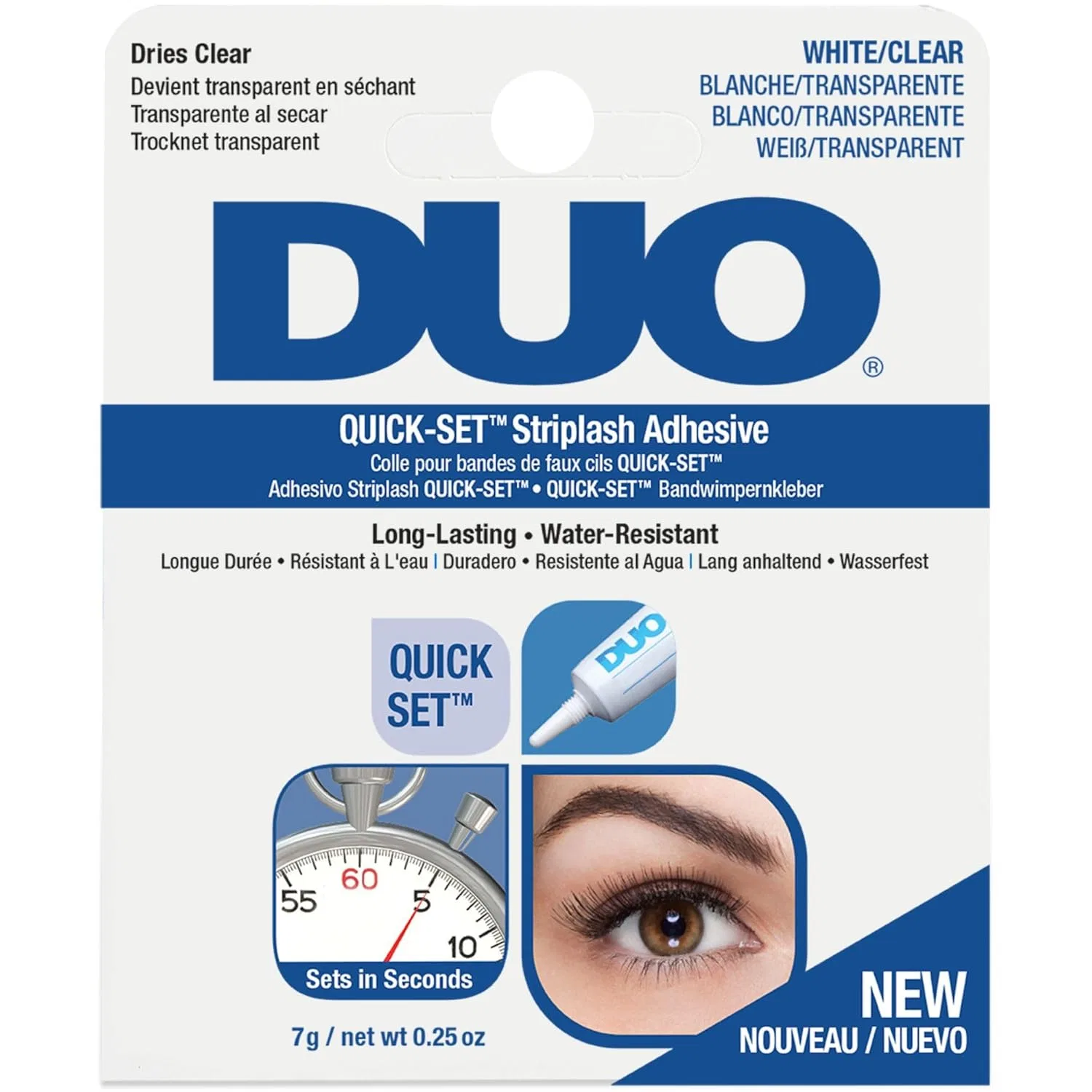 Клей для накладных ресниц Ardell Duo Quickset Adhesive, 14 г Duo, Clear