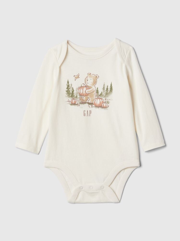 

Боди из органического хлопка Gap, белый