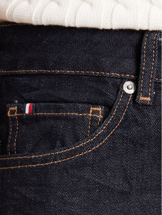 Облегающие джинсы WW0WW47153 Tommy Hilfiger, синий — фото 4