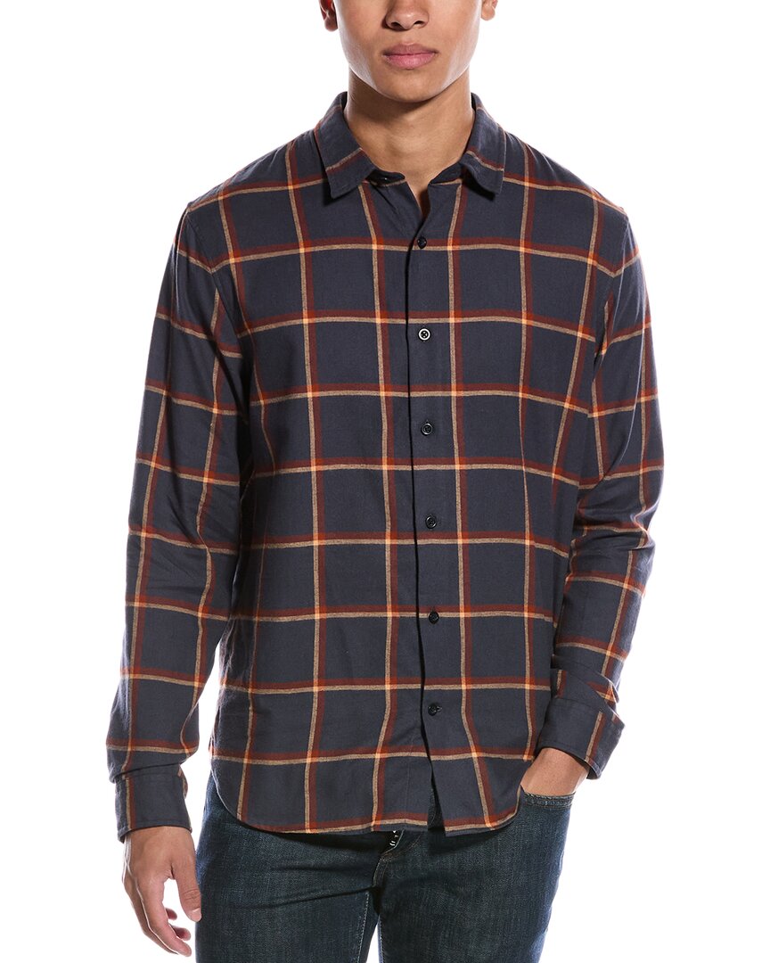

Рубашка из фланелевой ткани Vince Brushed, серый