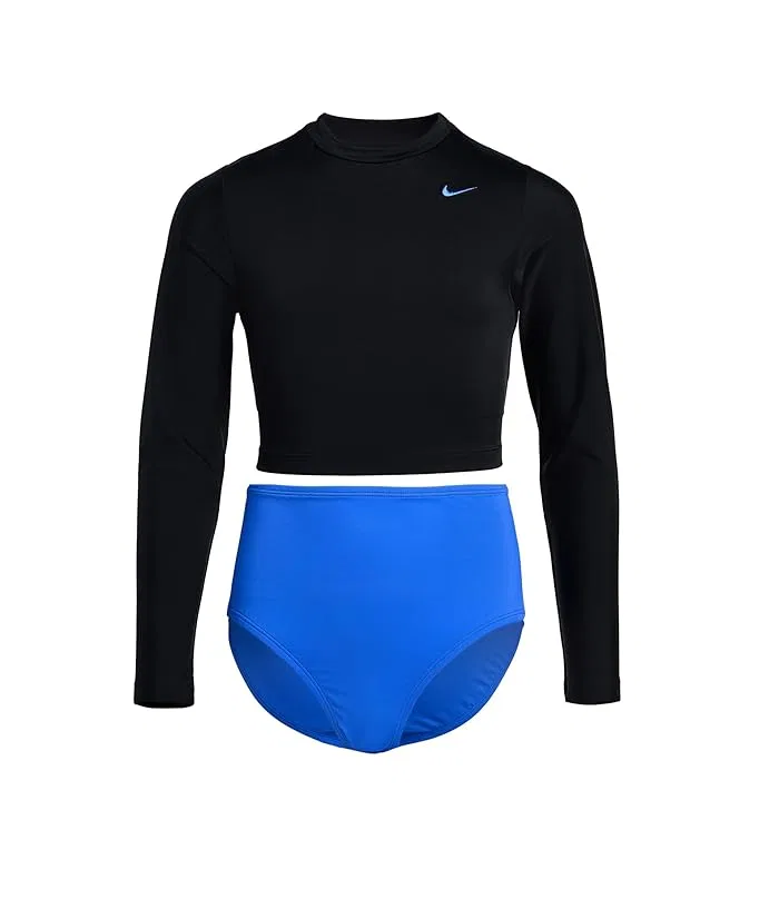 Купальник цвет-блок Nike Kids, Black