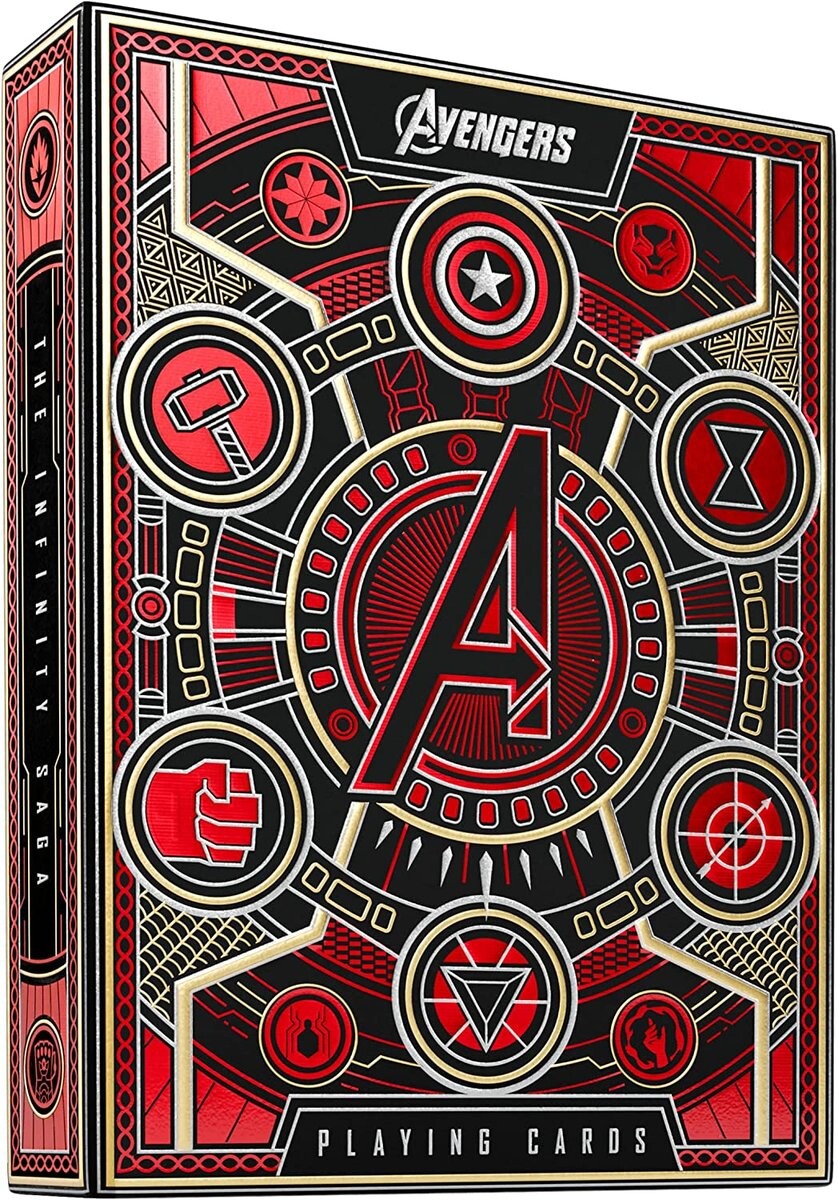 

Игральные карты AVENGERS RED EDITION Теория11 Theory11