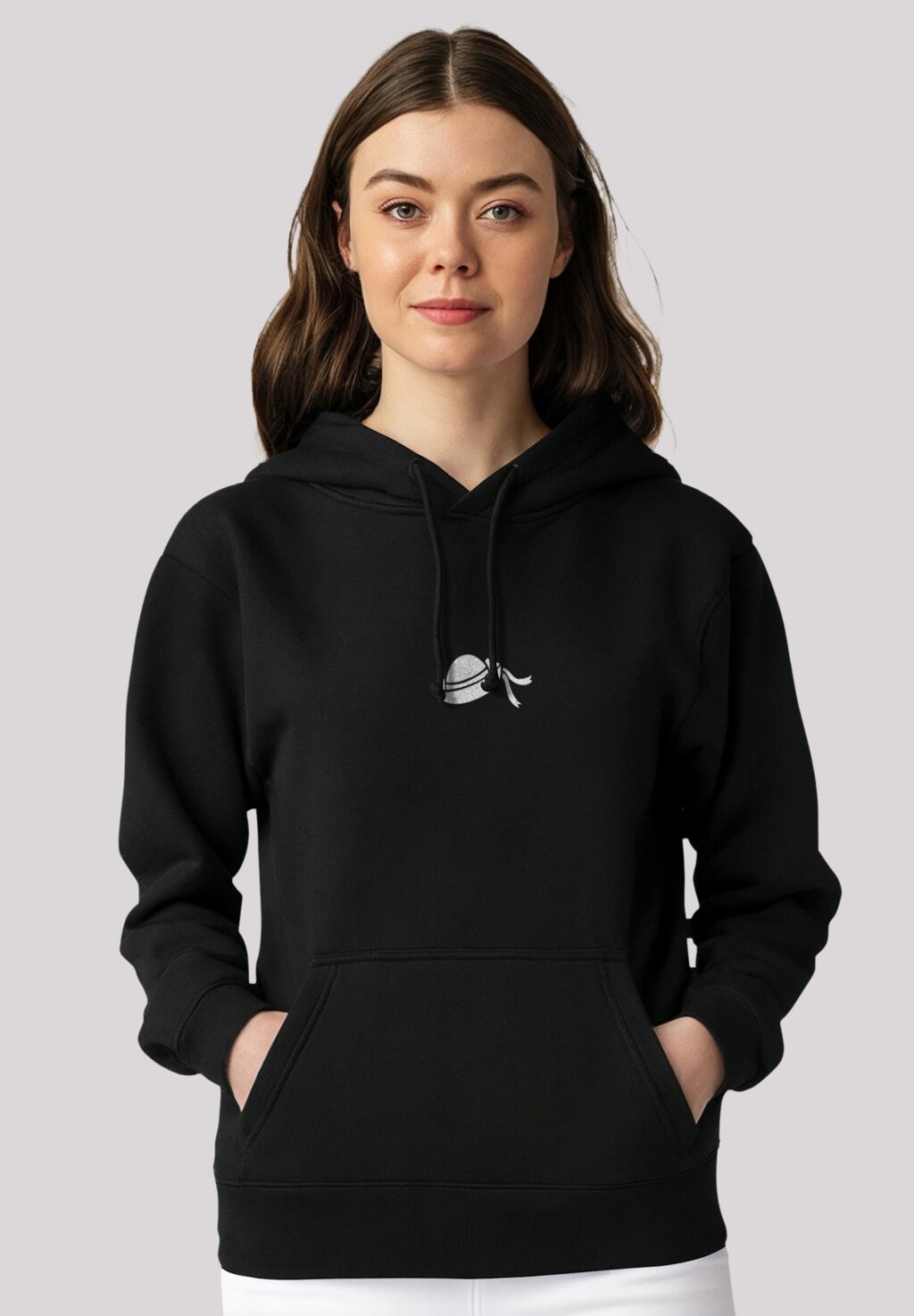 

Толстовка с капюшоном ALICE IM WUNDERLAND LOGO F4NT4STIC, черный
