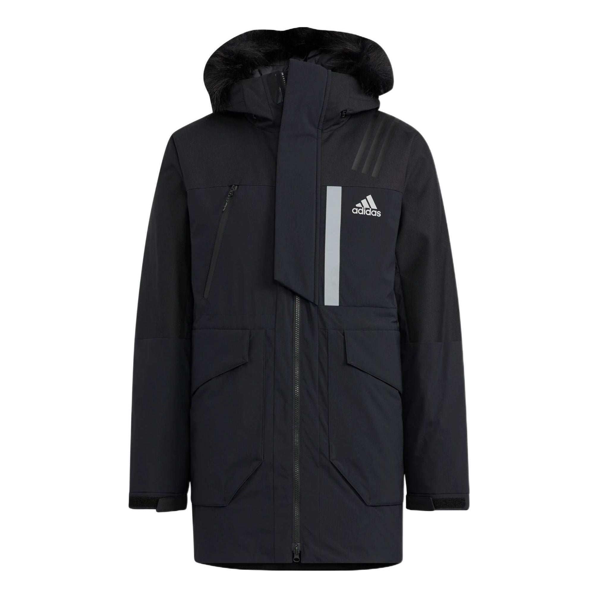 

Куртка adidas Fur Hood Dwn Pk Logo HR5232, черный