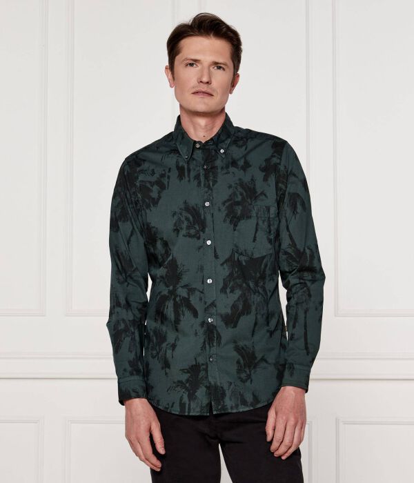 

Рубашка rickert_m Regular fit Boss Orange, зеленый