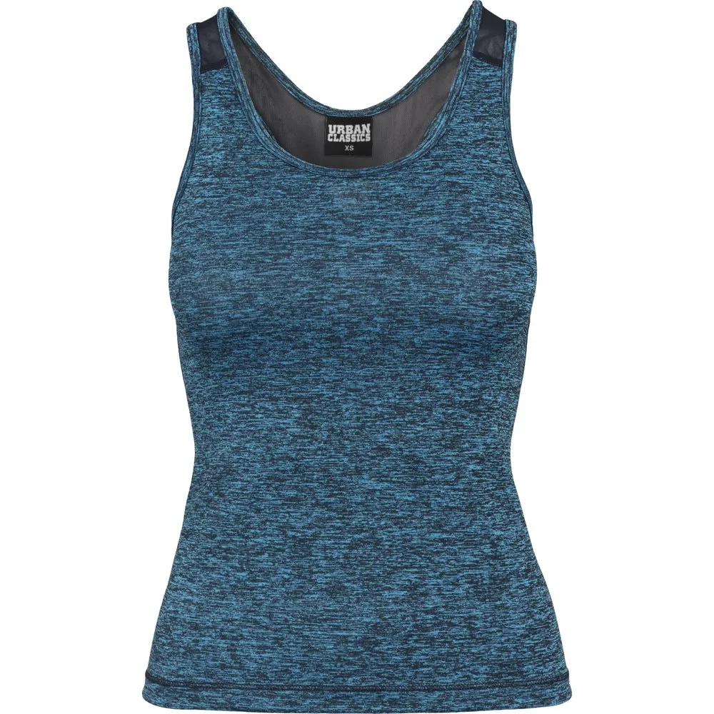 

Футболка Urban Classics Training Top Active Melange Logo, фиолетовый