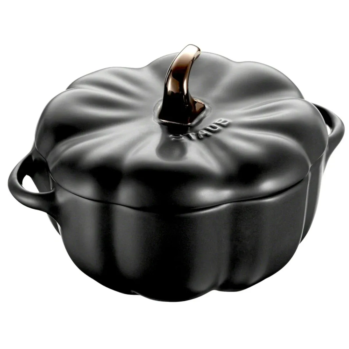 

Кокотка Staub в форме тыквы, черный