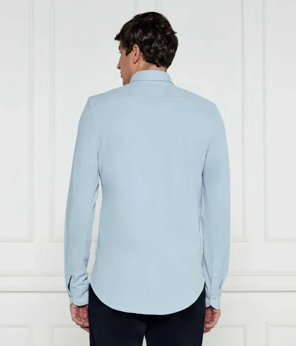 Рубашка slim fit Tommy Hilfiger, синий — фото 3