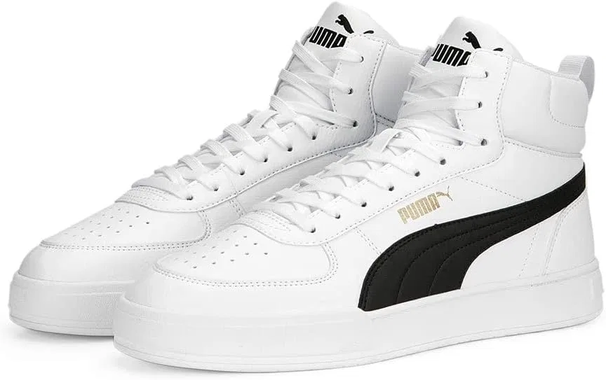 Детские кроссовки Puma Caven 2.0 Mid Trainers, Puma White Puma Black Vapor Gray Puma Gold