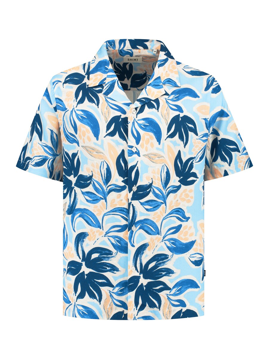 

Рубашка на пуговицах Comfort fit Shiwi Vic, цвет Light blue/Dark blue