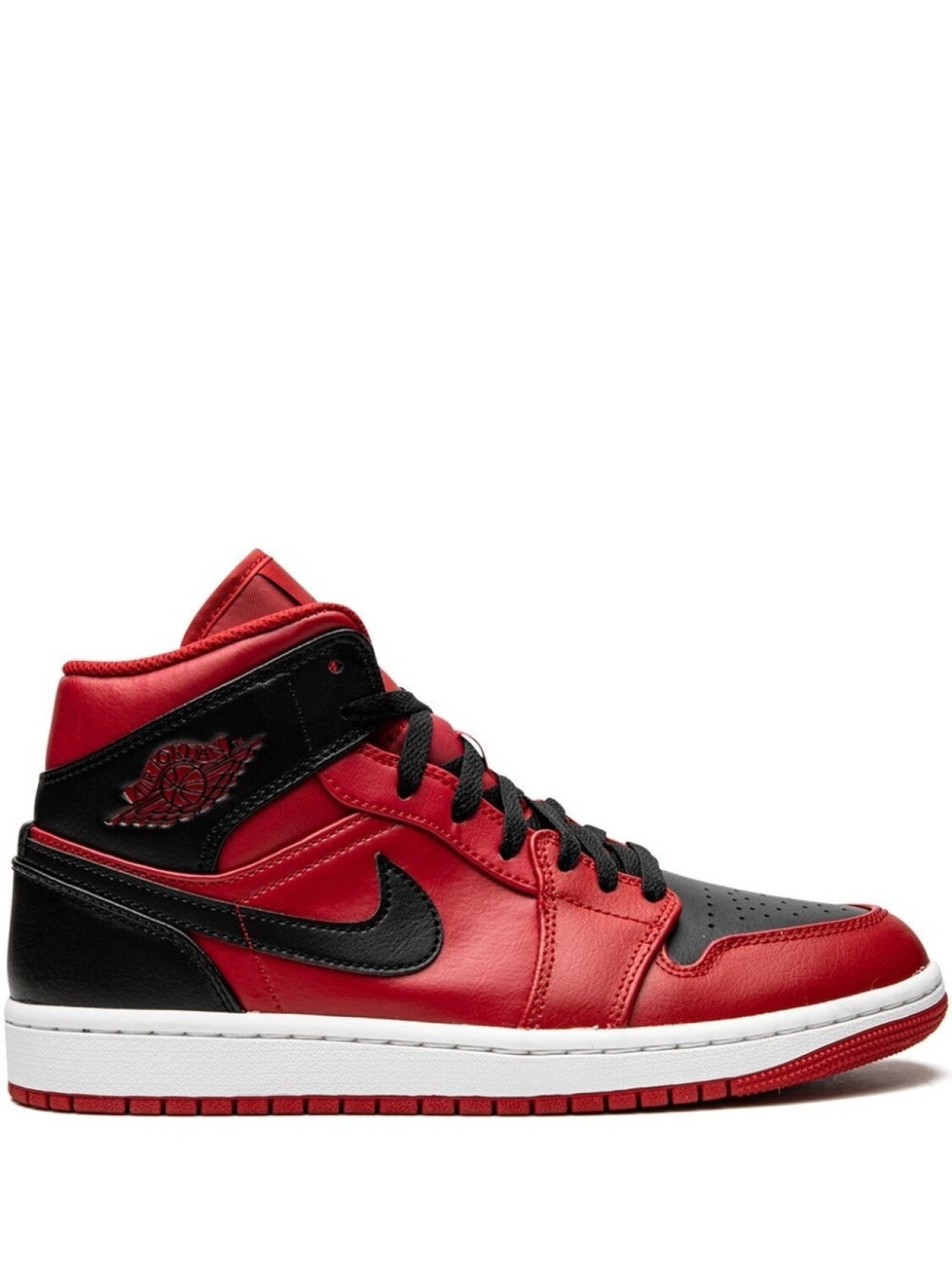

Jordan кроссовки Air Jordan 1 Mid Reverse Bred, черный, Черный;красный, Jordan кроссовки Air Jordan 1 Mid Reverse Bred, черный