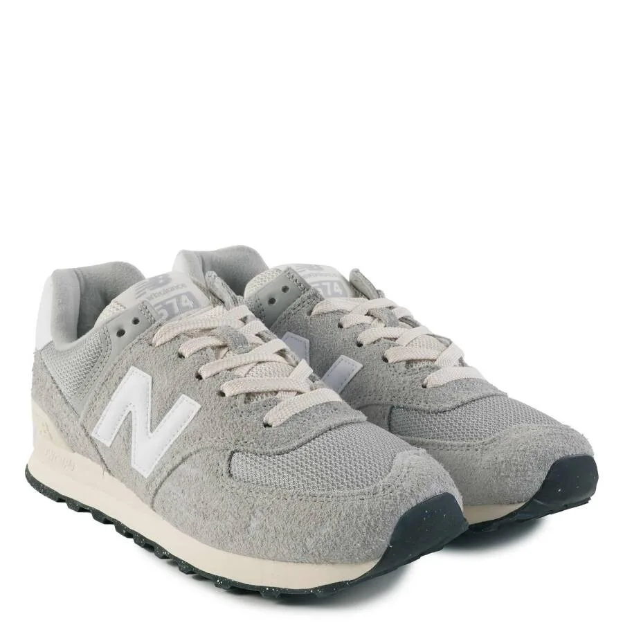 Кроссовки New Balance 574 легкие низкие, серый — фото 2
