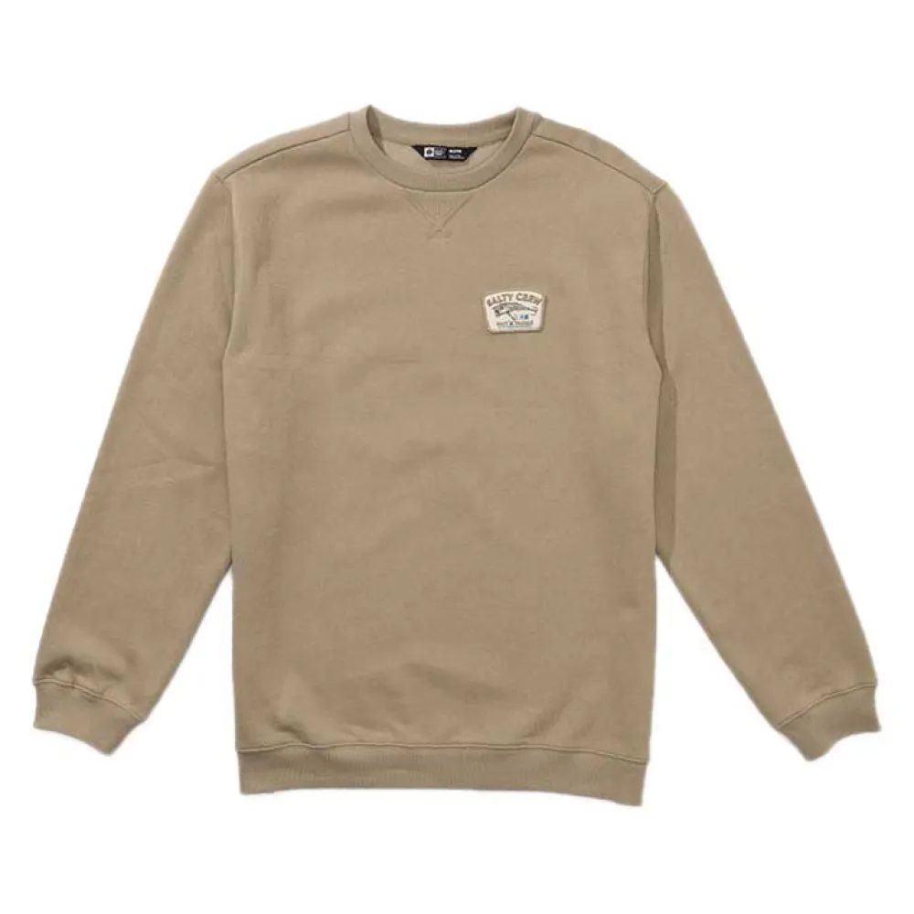 

Толстовка Salty Crew Crafted crew fleece, бежевый