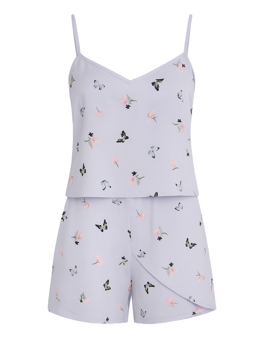 

Короткий пижамный комплект C&City, светло-фиолетовый