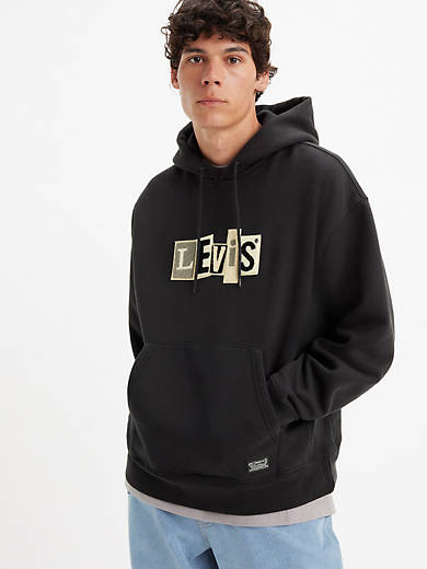 

Толстовка с капюшоном Levi's Skateboarding, цвет Chenille Patch - Black