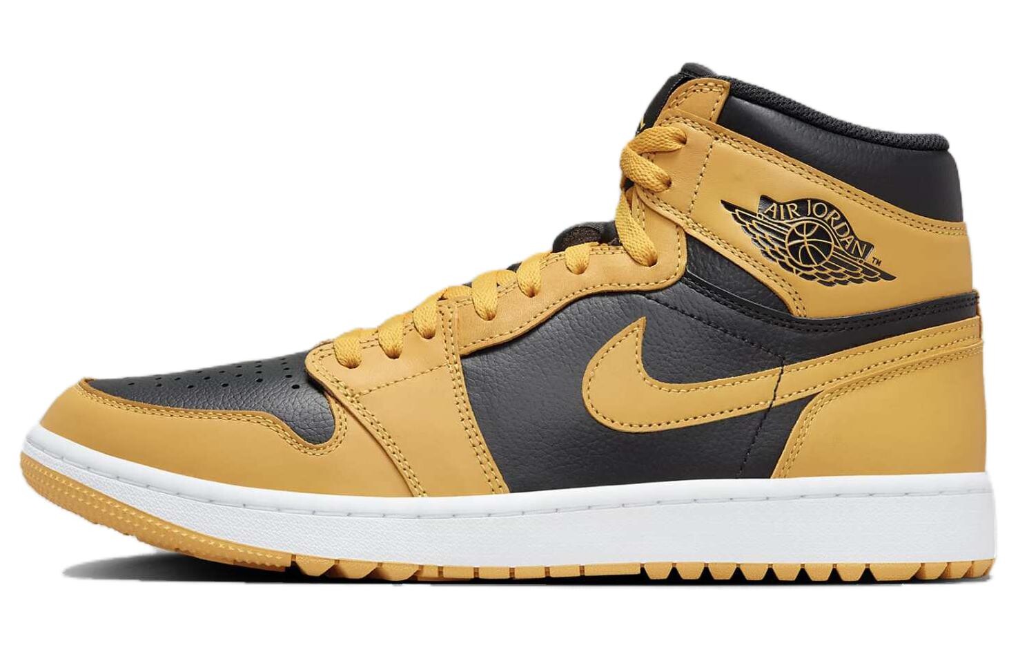 

Jordan Air Jordan 1 Vintage Баскетбольные кроссовки унисекс, Black/Yellow