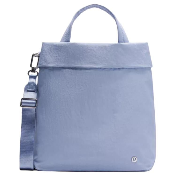 

Lululemon Переработанный нейлоновый женский клатч на одно плечо синий, Blue