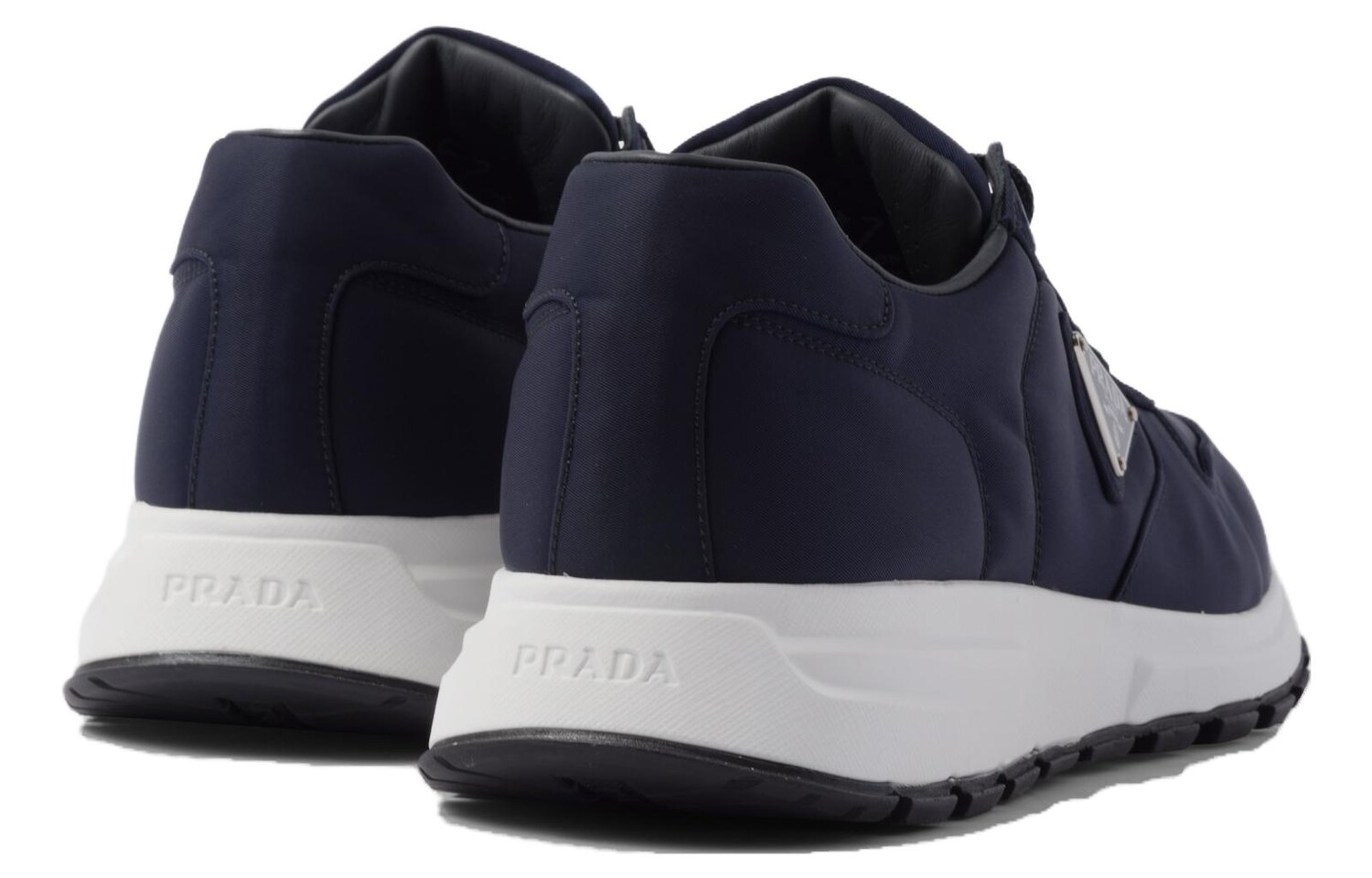 Кроссовки мужские Prada Re-Nylon, черный / белый — фото 4