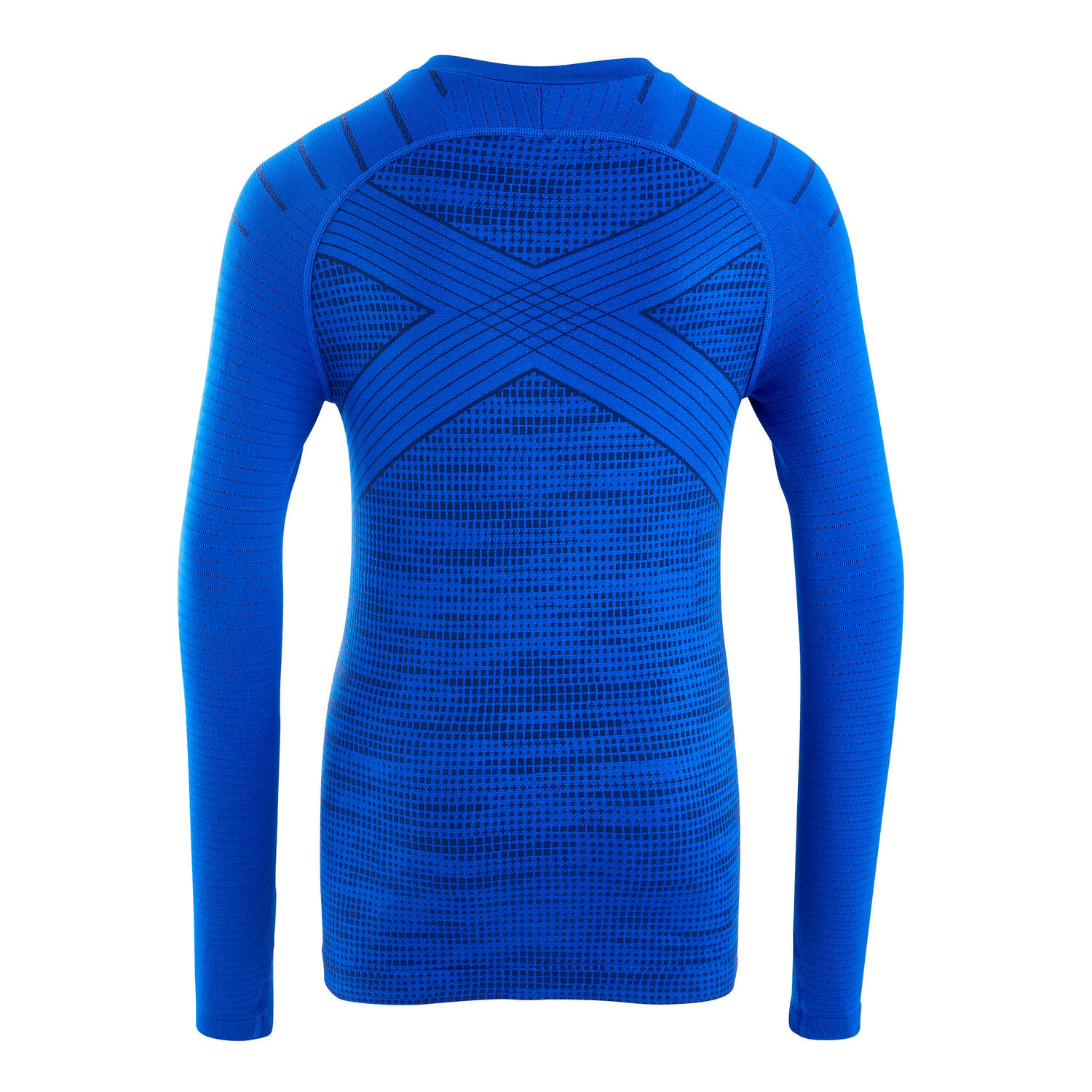 Футболка Яркая Индиго Синяя/Темно-Синяя Детская DECATHLON — фото 3