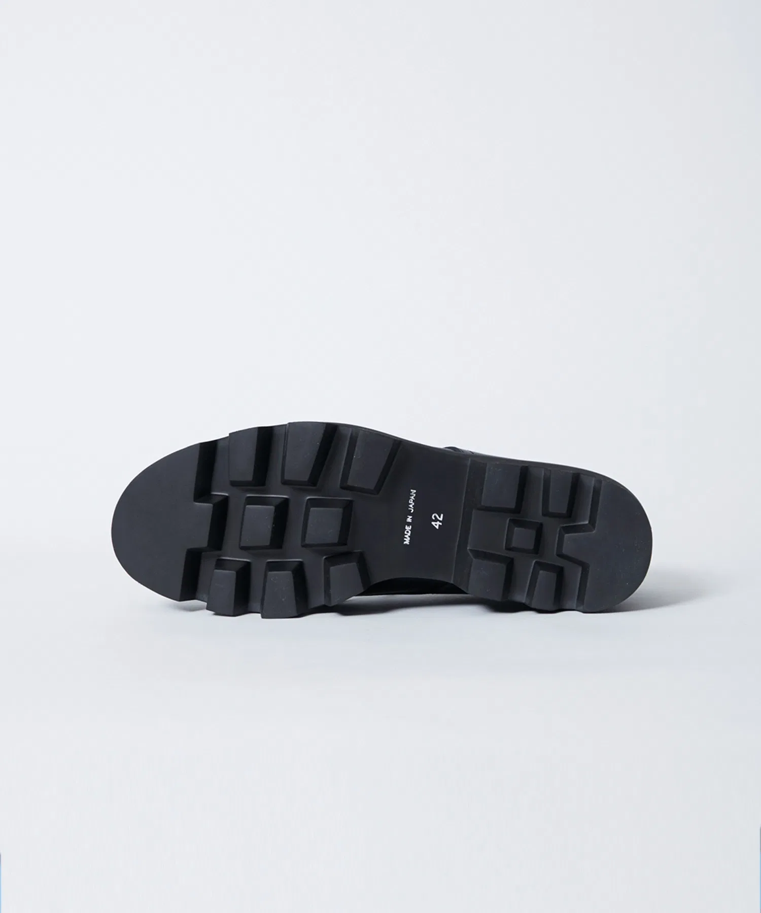 Мужские туфли PADRONE PLAIN TOE с массивной подошвой чёрные — фото 3