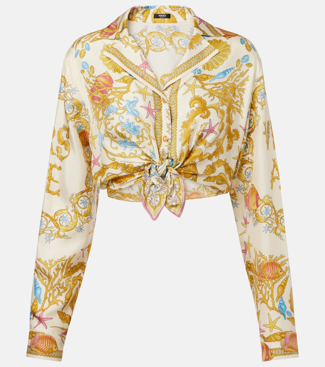 

Кроп-топ Underwater Barocco Versace, Eggshell+Multicolor