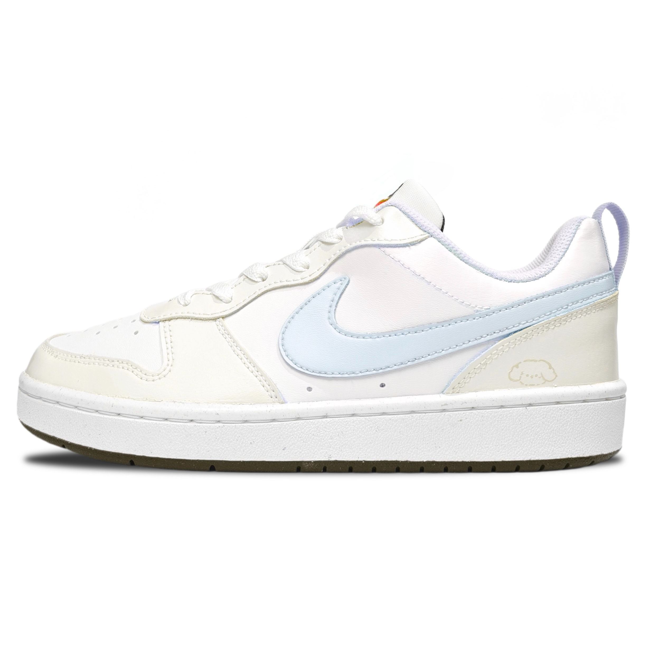 

Nike Court Borough 2 Creamy Bobo противоскользящие устойчивые к истиранию низкие кроссовки для скейтбординга yellow unisex