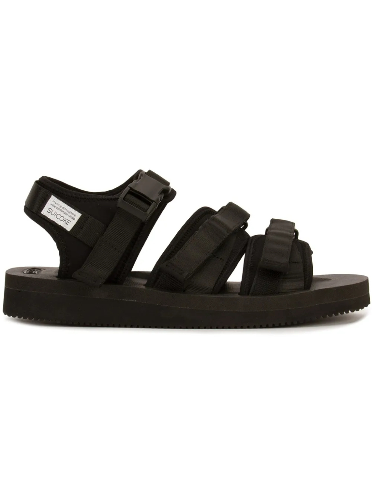 

Suicoke сандалии на липучках, черный