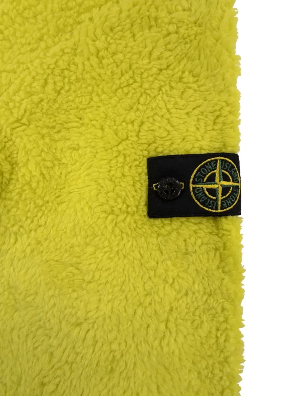 Флисовая куртка Stone Island Junior, желтый — фото 3