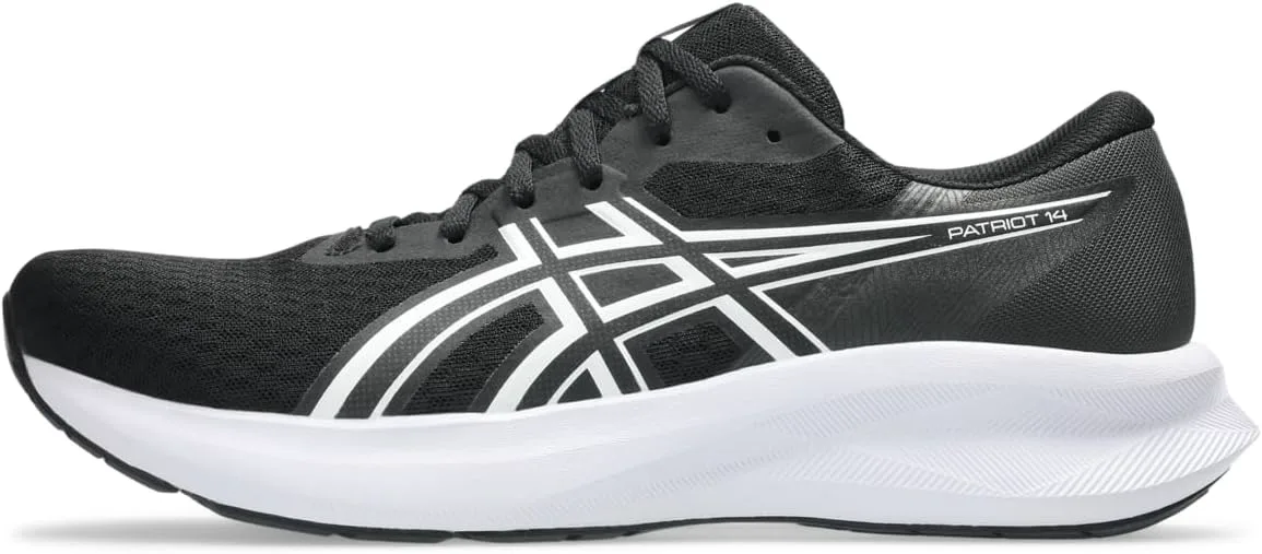 Мужские кроссовки для бега ASICS Patriot 14, черно-белый