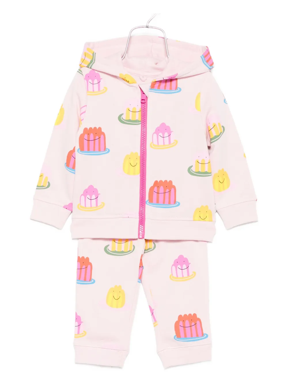 

Флисовый спортивный костюм Stella McCartney Kids, розовый