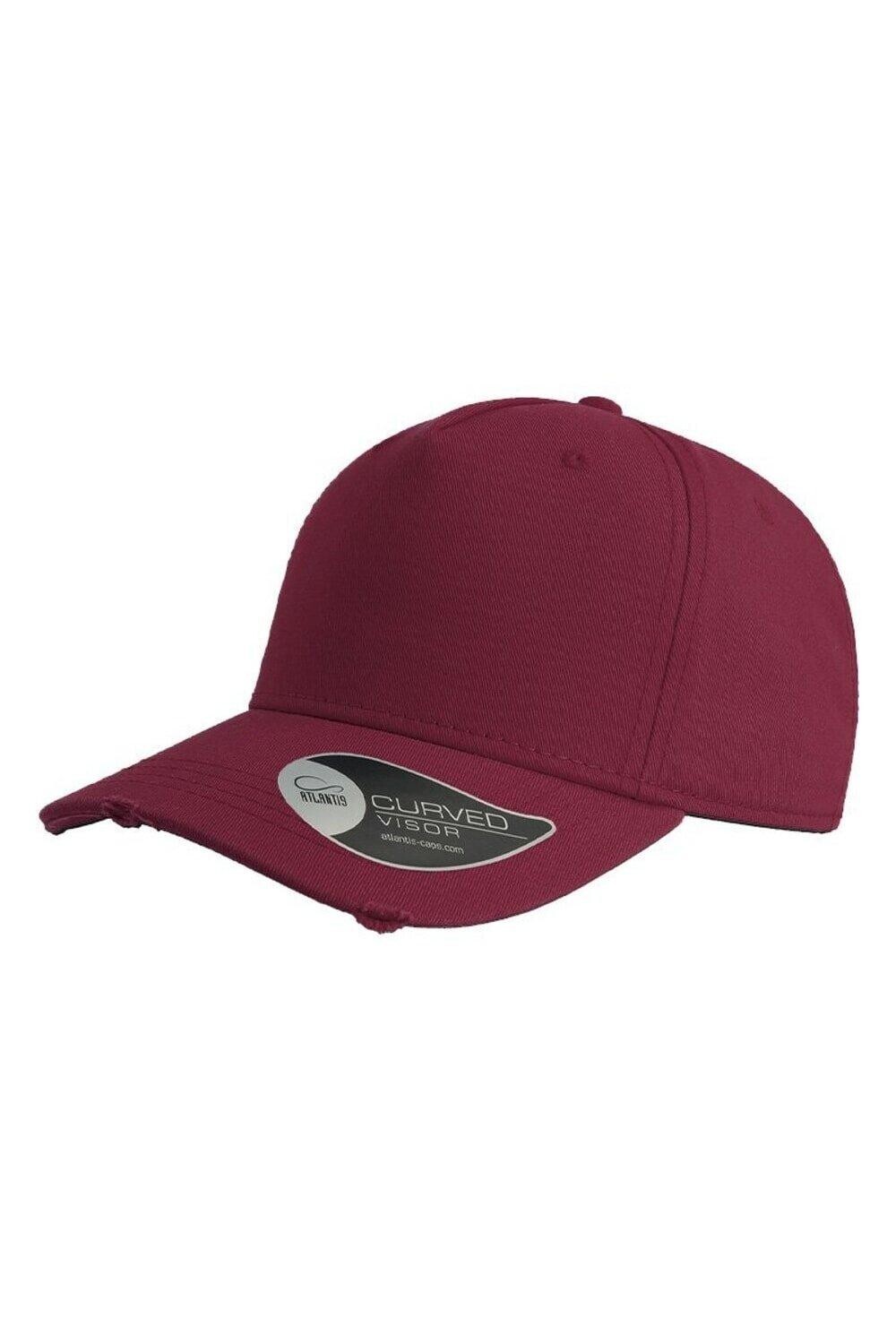 

Кепка Cargo Weathered Visor с 5 панелями Atlantis, красный