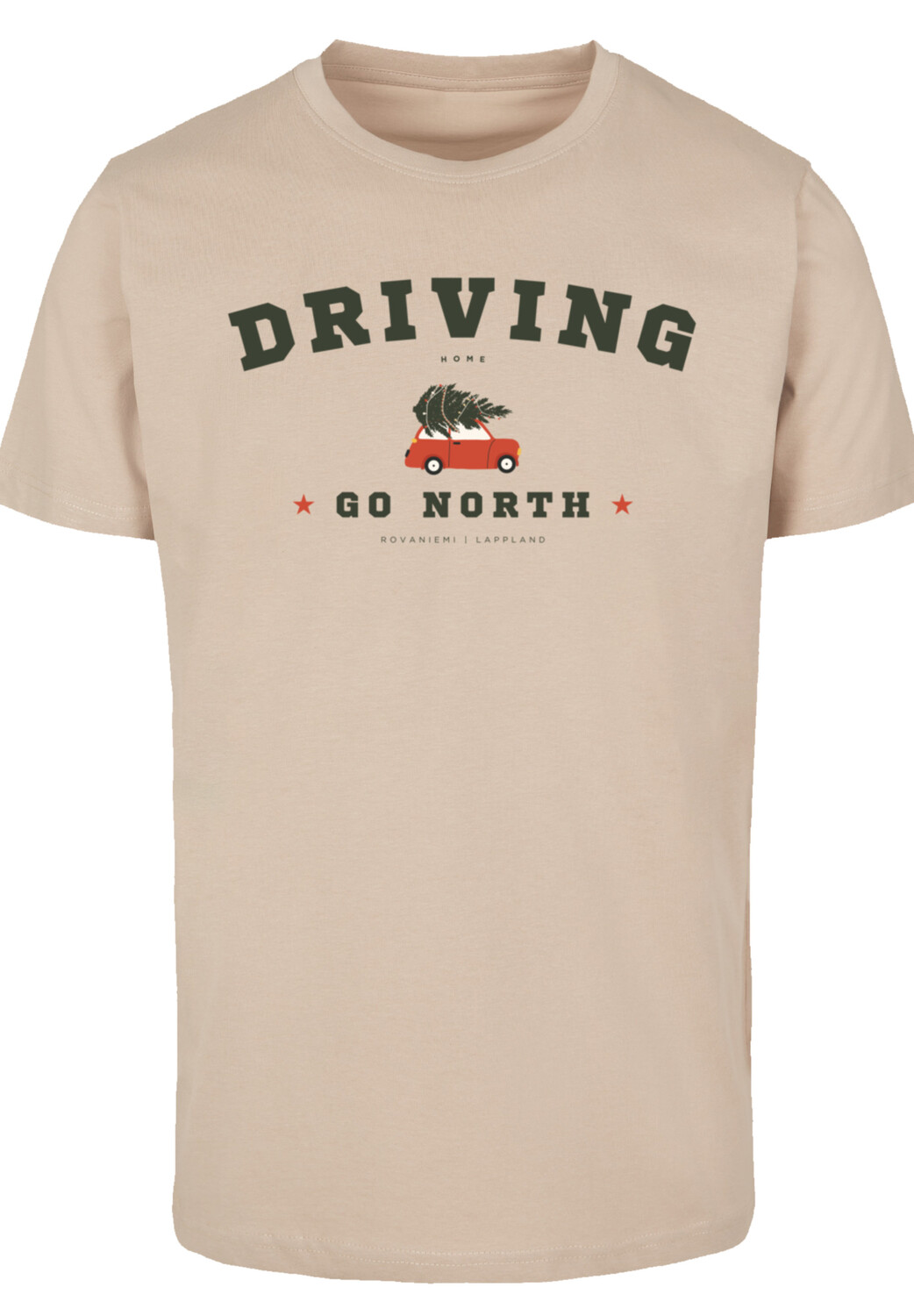 

Футболка F4NT4STIC Driving Home Weihnachten, песочный