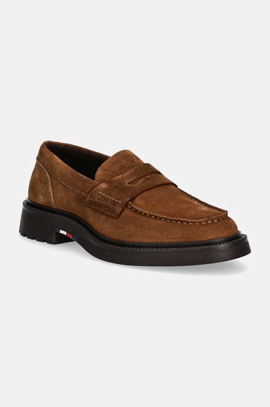 

Замшевые мокасины HILFIGER COMFORT LWT SDE LOAFER Tommy Hilfiger, коричневый
