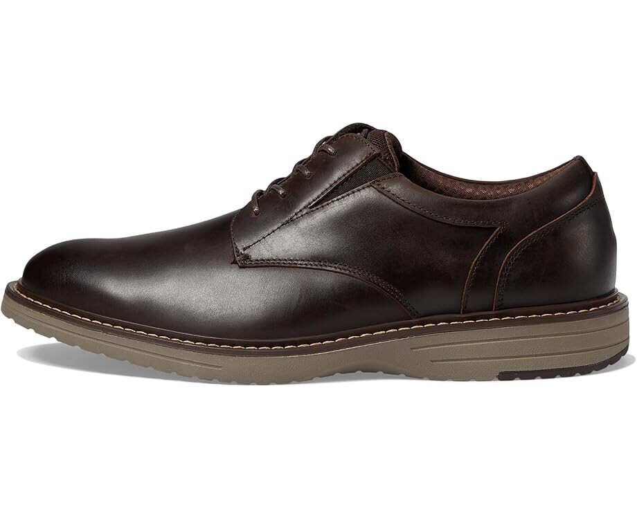 Оксфорды Nunn Bush Griff Plain Toe Oxford Lightweight and Comfortable for All Occasions Leather Lace Up, коричневый — фото 4