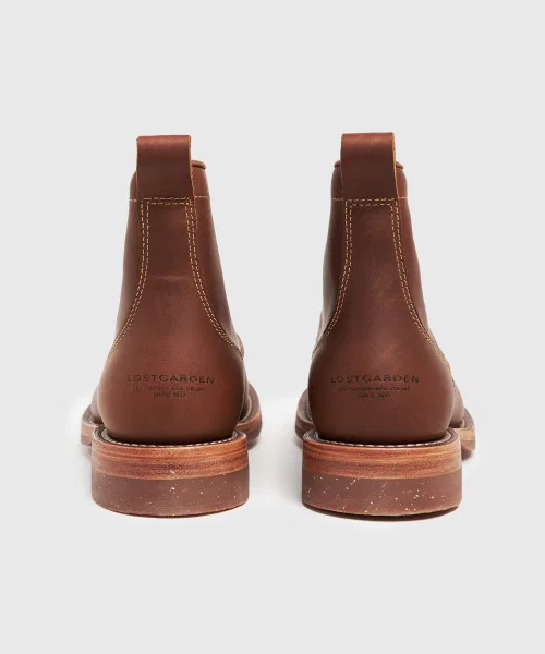 Ботинки UNIFORM Work Boots из натуральной кожи, коричневые — фото 4