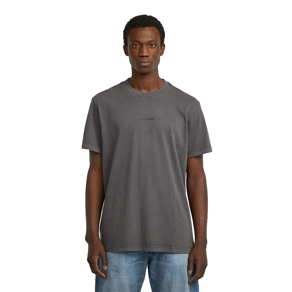 

Футболка с коротким рукавом G-Star Overdyed Center Chest Loose, серый