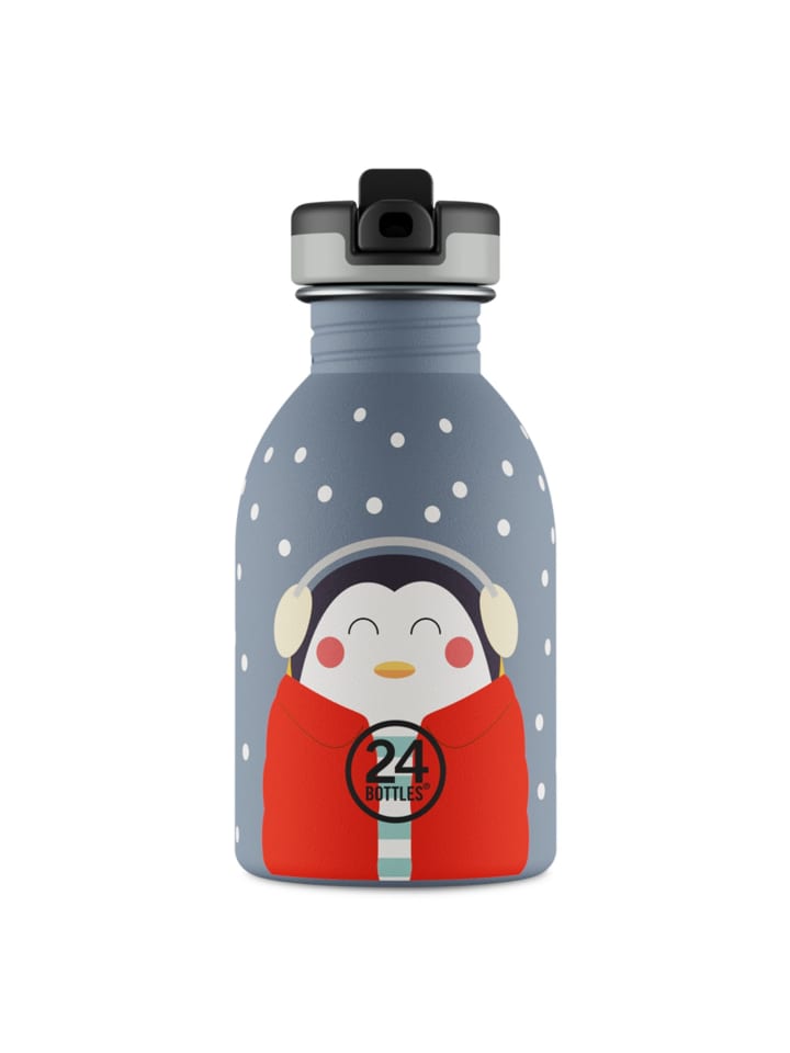 

24Bottles Детская городская бутылка для питья объемом 250 мл с изображением веселого пингвина