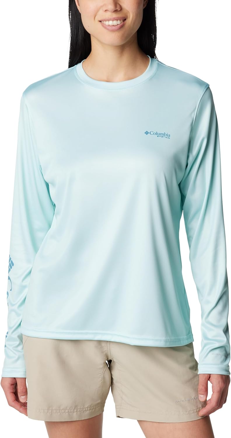 

Женская футболка Columbia Tidal PFG Fish Star с длинным рукавом, Icy Morn/Fish Star Splashflora, Серый, Женская футболка Columbia Tidal PFG Fish Star с длинным рукавом, Icy Morn/Fish Star Splashflora